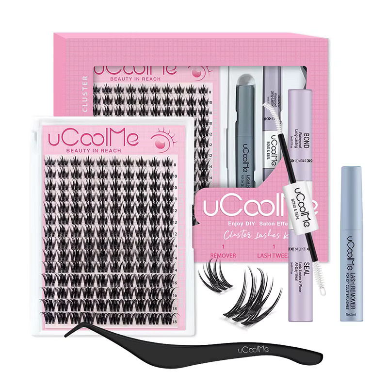 uCoolMe Lashes Fairy Bloom Manga-Cluster-Set, Black, Unisex - Bild 4