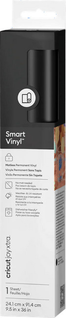 Cricut Joy Xtra Smart Vinyl Permanent Schwarz 24 x 91 cm - Bild 1