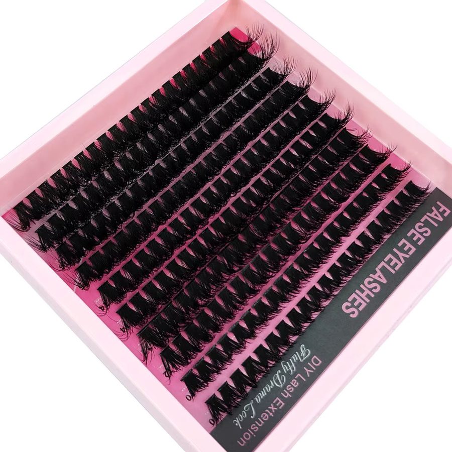 AMSDCN Einzelwimpernverlängerungen Cluster, 10-18 mm, Unisex - Bild 4