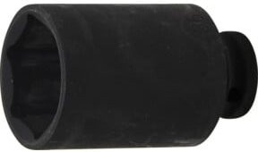 BGS Kraft-Steckschlüssel-Einsatz Sechskant tief 7236, Antrieb 1/2 Zoll, SW 36 mm, Chrome-Molybdän-Stahl, Schwarz - Bild 1