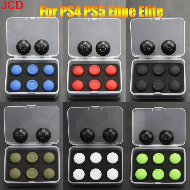 JCD Metall-Rocker-Kappen und Paddle-Tasten für PS4 und PS5 Edge Elite Gamecontroller in Blau und Multicolour - Bild 1