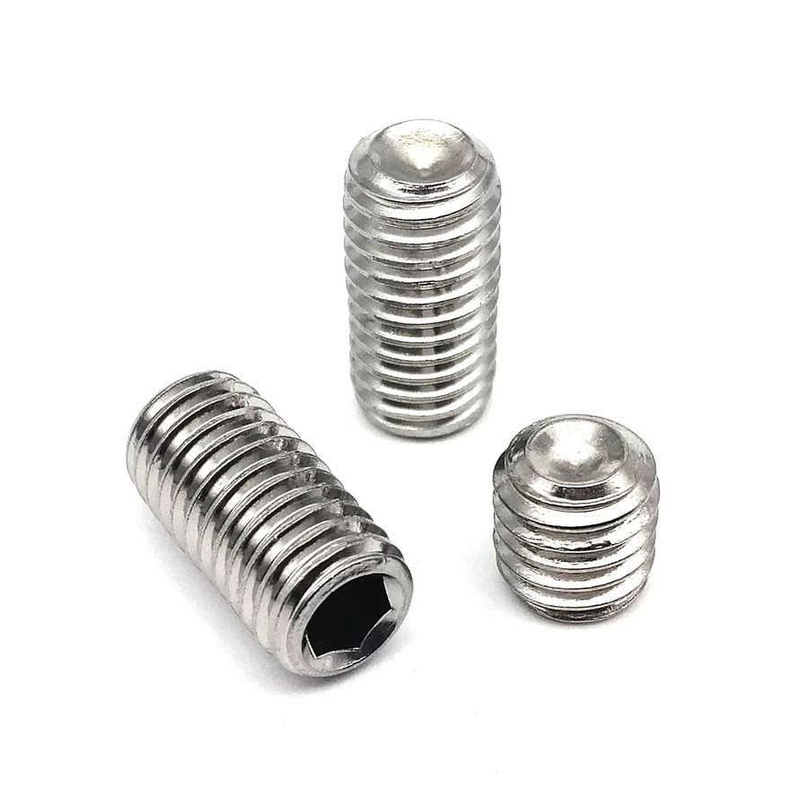 HZYUEGOU Madenschrauben Set aus DIN 916 Edelstahl in Schwarz und Silber, Innensechskant Stellschrauben Set A2-70 - Bild 2