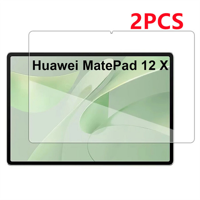 2er-Pack Huawei MatePad 12X 2025 Displayschutzfolie aus 9H gehärtetem Glas, transparent und kratzfest, 12,0 Zoll - Bild 1