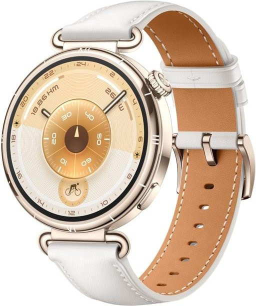 Huawei Watch GT 6 Smartwatch mit Herzfrequenzmessung und Schlafmonitoring, Gold/Weiß, 41 mm - Bild 1