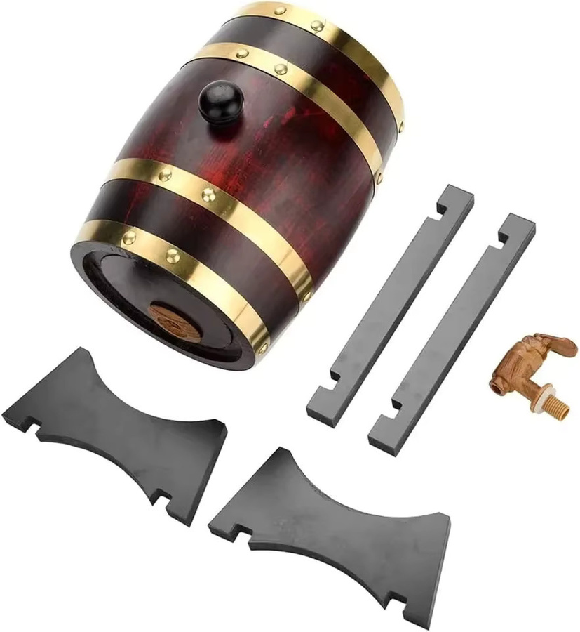 Untior Eichenfass zur Lagerung von Wein und Whisky, braun, 100 l - Bild 3