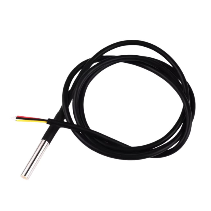 DS18B20 Wasserdichter Temperatur-Sensor mit Edelstahl-Sonde und Gewinde für Arduino in Schwarz oder Silber - Bild 3