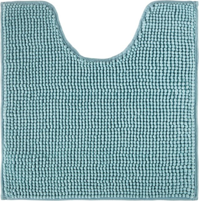 Modern Living WC-Vorleger Nelly in Blau und Türkis, rutschfest und fußbodenheizunggeeignet, B/T: 50 x 50 cm - Bild 1