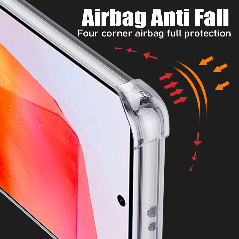 Stoßfeste HD Clear Silikon Hülle für Samsung Galaxy S26 Pro S25 Edge S24 S23 S22 Plus FE A17 A07 in Transparent - Bild 4