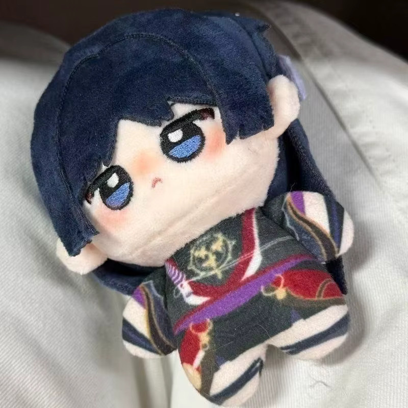 Genshin Impact Wanderer Scaramouche Plüschpuppe, Mini-Baumwollpuppe Schlüsselanhänger, Bunt / Mehrfarbig - Bild 4