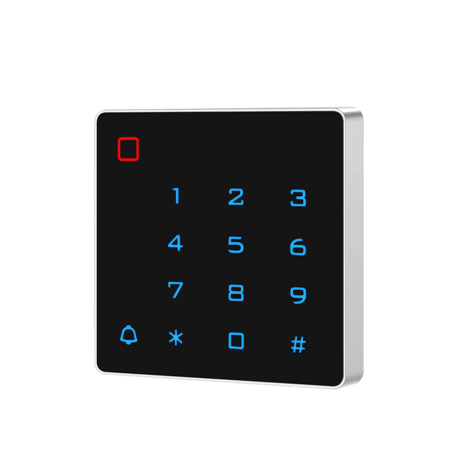 LUCKING DOOR Intelligentes RFID-Türeinstiegs-Tastenfeld mit Hintergrundbeleuchtung und EM-Zugangskontrolle, Tuya App Unterstützung, Wiegand-Lesegerät, Farbe: Schwarz - Bild 6
