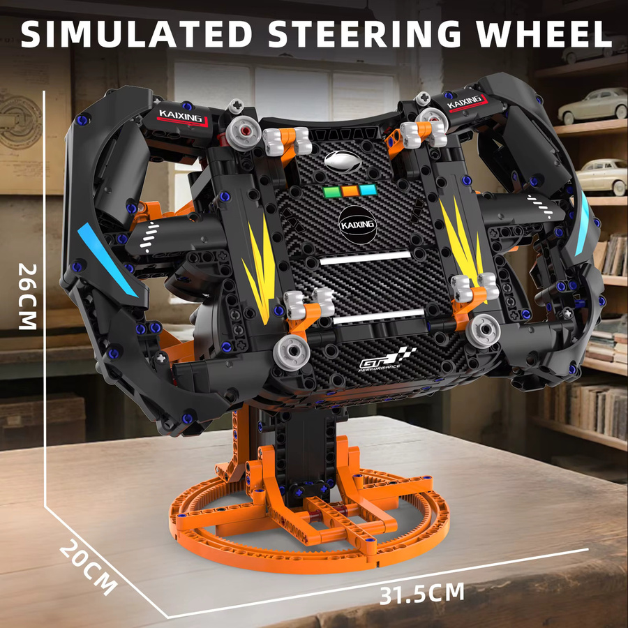 wishiot Gebäude Block Simulation Racing Räder Modell, Spielzeug, 935 Teile, ab 6 Jahren - Bild 5