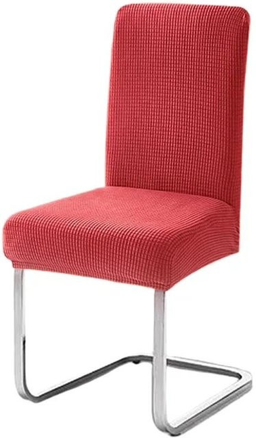 Bestbags Jacquard Stuhlhussen aus Stretch-Spandex in Rot für Esszimmerstühle - Bild 1