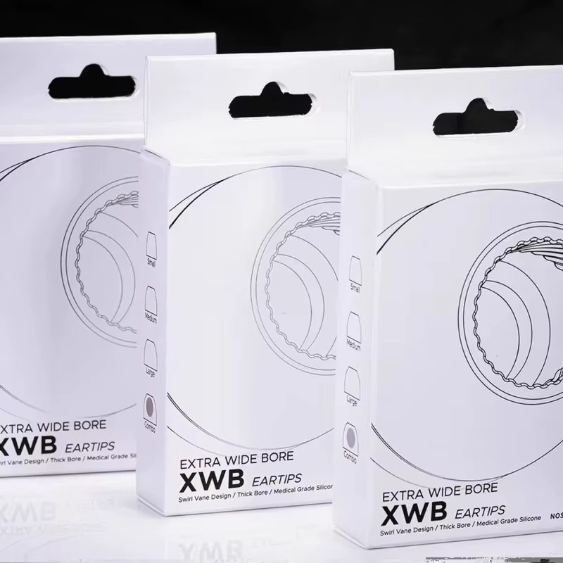Nostalgia XWB Extra Wide Sound Outlet Nozzle – Geräuschisolierende Silikon-Ohrstöpsel für In-Ear-Kopfhörer in Transparent - Bild 3