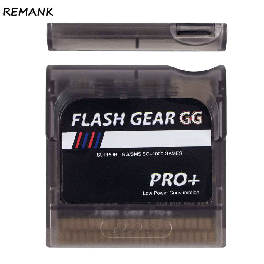 Flash Gear Game Gear Patrone 600 in 1 mit TF-Karte für Sega GG Game Gear und GBA GBC Konsolen in Transparent - Bild 3