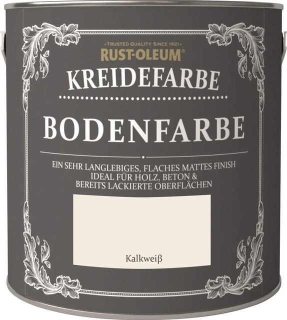 Rust-Oleum Kreide-Bodenfarbe Wasserbasiert in Kalkweiß, 2,5 l - Bild 1