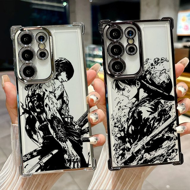 One Piece Abenteuer König Luffy Handyhülle für Samsung Galaxy S26 Ultra S25 S24 S23 S21 S20 FE und S25 Plus Cover - Bild 1