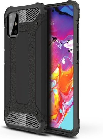 Techsuit Hybrid Armor Schutzhülle für Samsung Galaxy A71 A715 in Schwarz - Bild 1
