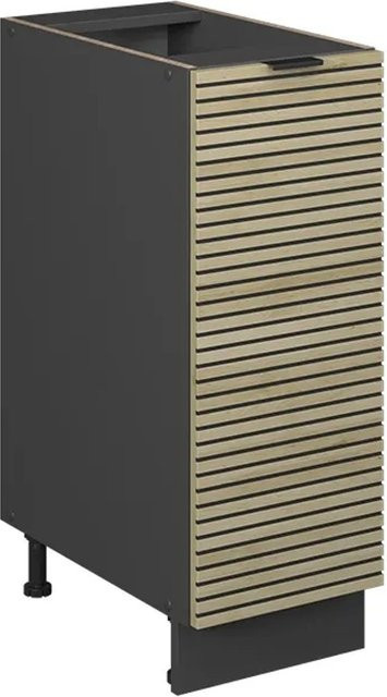 Vicco Apothekerunterschrank Fame-Line Anthrazit Eiche Paneel Breite: 30 cm ohne Arbeitsplatte - Bild 2