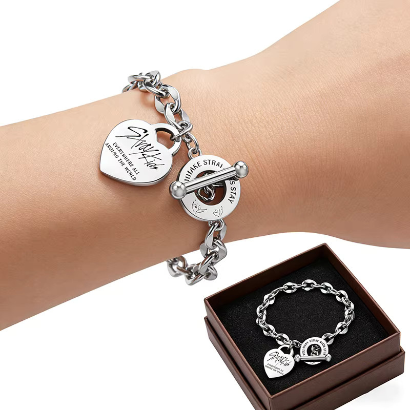SKZOO Armband Edelstahl, Silber, Unisex - Bild 3