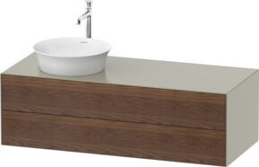 Duravit Waschtischunterschrank White Tulip in White, Breite: 130 cm, Tiefe: 55 cm, Höhe: 40,8 cm - Bild 1