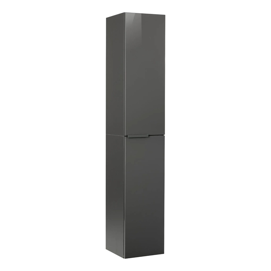 Fackelmann Bad-Hochschrank Luna in Anthrazit mit Soft-Close-Türen, B/T/H: 30 x 31,8 x 162 cm - Bild 2