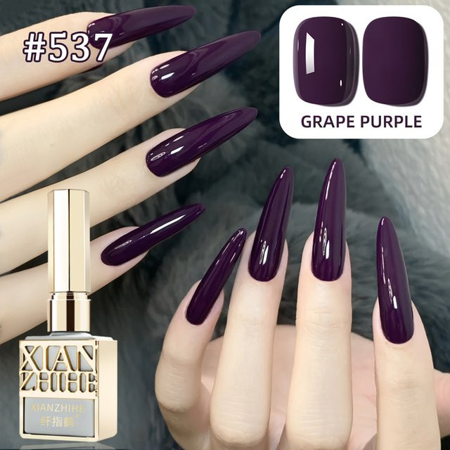 XIANZHIHE Gel-Nagellack, Lila, Glänzend - Bild 1