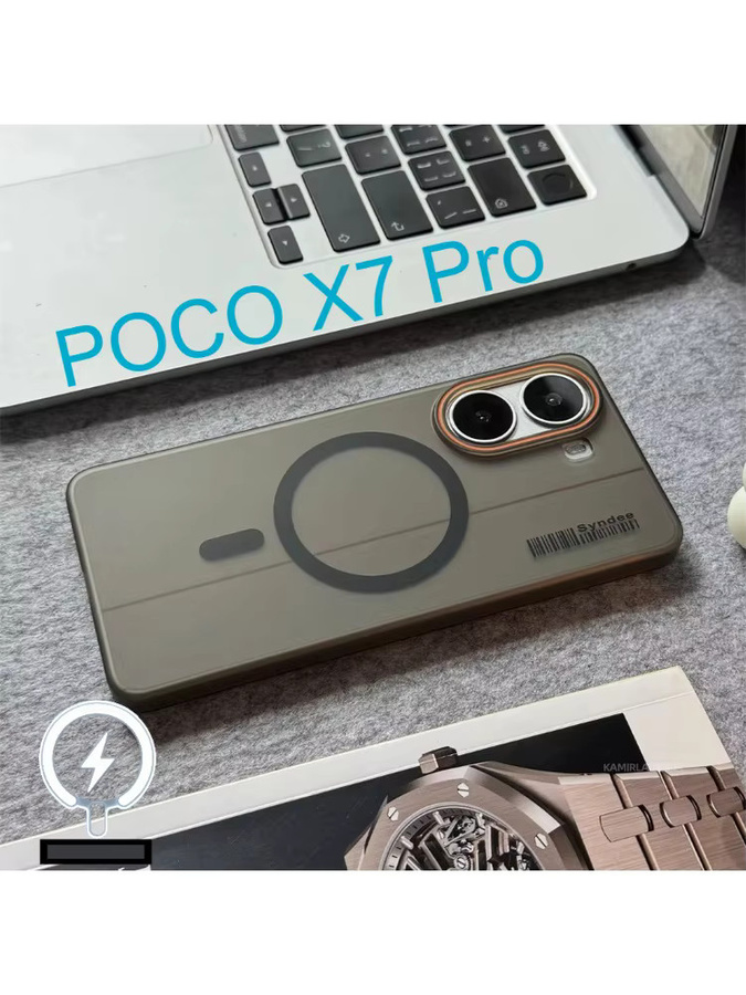 Transparente PC-Schutzhülle für Xiaomi POCO X7 Pro F7 Ultra X6 X5 F6 M6 5G mit Magnetfunktion für Wireless Charging - Bild 4