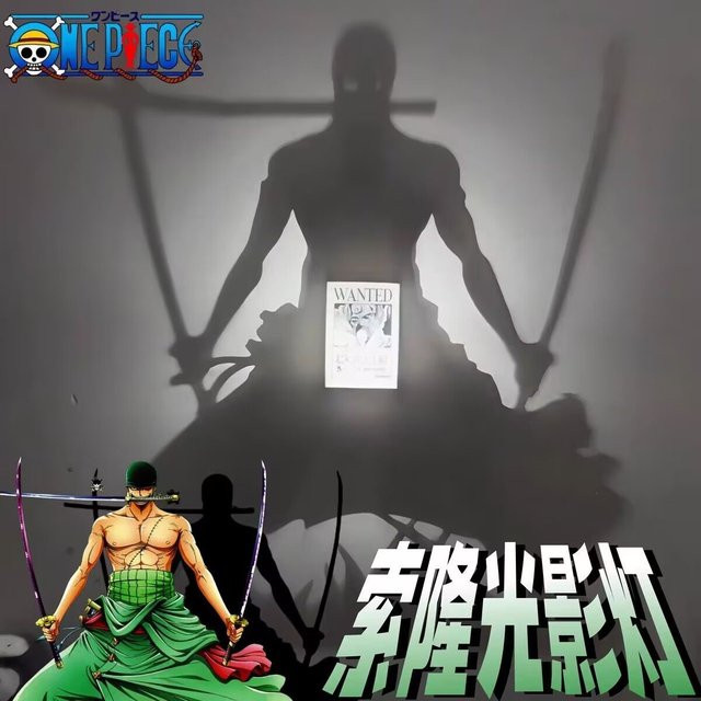 Bandai One Piece Zoro Wandlampe, Schattenlicht Projektor - Bild 1
