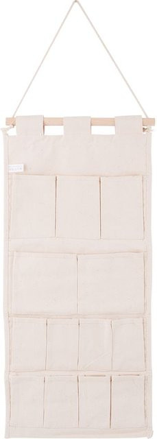 VBS Hängeorganizer aus Baumwolle in Beige - Bild 1