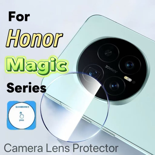 HONOR Magic 6 Pro Kamera-Schutzfolie transparent mit Installations-Kit - Bild 1