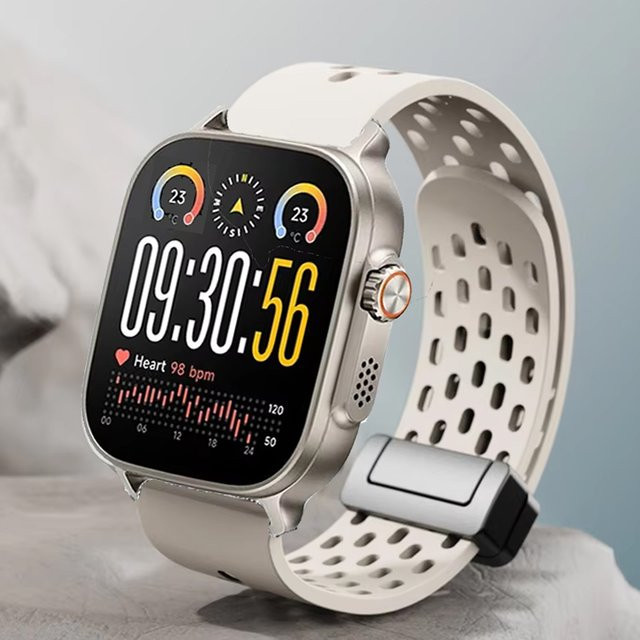 Realme Uhrenarmband Silikon, Weiß, 22mm - Bild 1