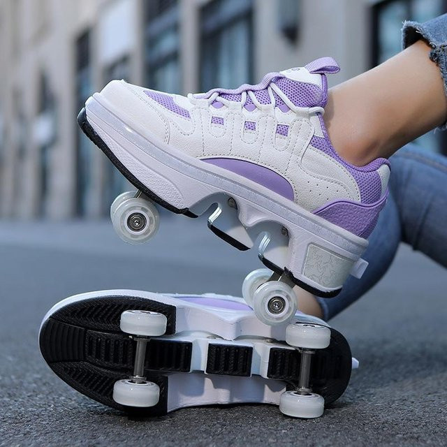 Ausreißer Rollschuhe, Vierrad Rollschuhe mit Rädern, Größe 38 - Bild 1