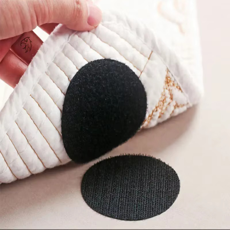 10 Stück selbstklebendes Klettverschlussband aus Nylon in Schwarz - Bild 4