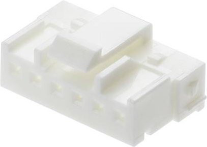 Molex Buchsengehäuse-Kabel in Weiß mit 2,00 mm Rastermaß - Bild 1