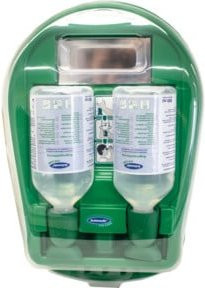 GRAMM medical Actiomedic Eye Care Design-Augenspülstation Medidrop I, wandmontiert, transparent/grün, B/T/H: 27,0 x 35,0 x 10,0 cm - Bild 1