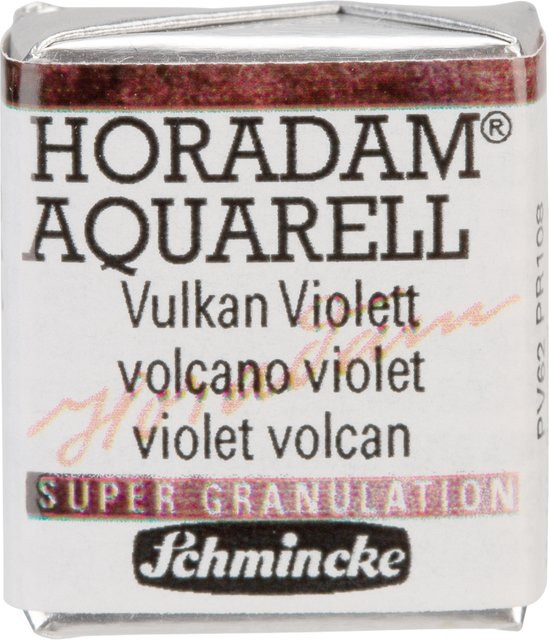 Schmincke HORADAM Aquarellfarbe 1/2 Näpfchen Vulkan Violett - Bild 1