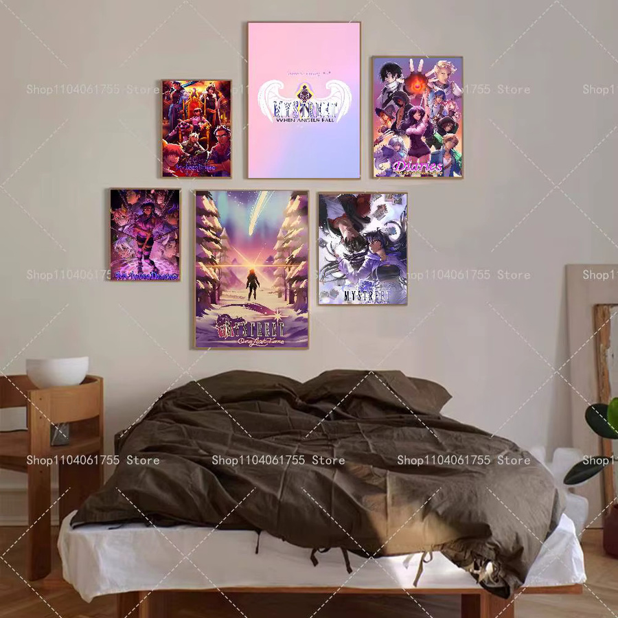 Aphmau Poster selbstklebender Kunst-Aufkleber aus wasserfestem Papier in Mehrfarbig - Bild 2