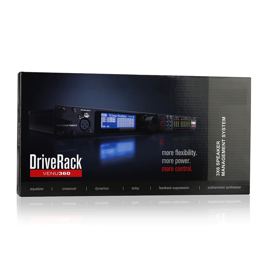 dbx Digitaler Audio-Prozessor DriveRack PA/260 und VENU360 kompatible Original-Software in Schwarz - Bild 2