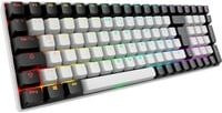 Sharkoon SKILLER SGK50 S2 Gaming-Tastatur mit mechanischen Switches, QWERTZ DE, Weiß - Bild 1