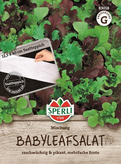 SPERLI Babyleafsalat-Samen Mischung Saatteppich in Grün und Mehrfarbig - Bild 1