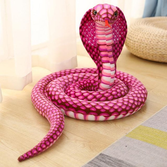 Bunte Cobra Plüschtier, Kuscheltier, Bunt / Mehrfarbig, ab 3 Jahren - Bild 1