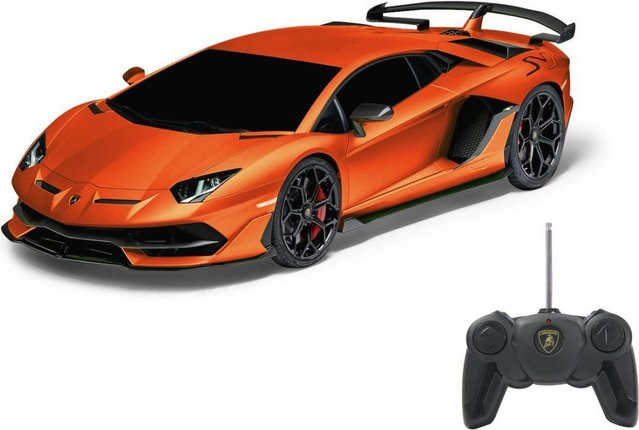 Jamara Lamborghini Aventador SVJ Sportwagen 1:24 orange - Bild 1
