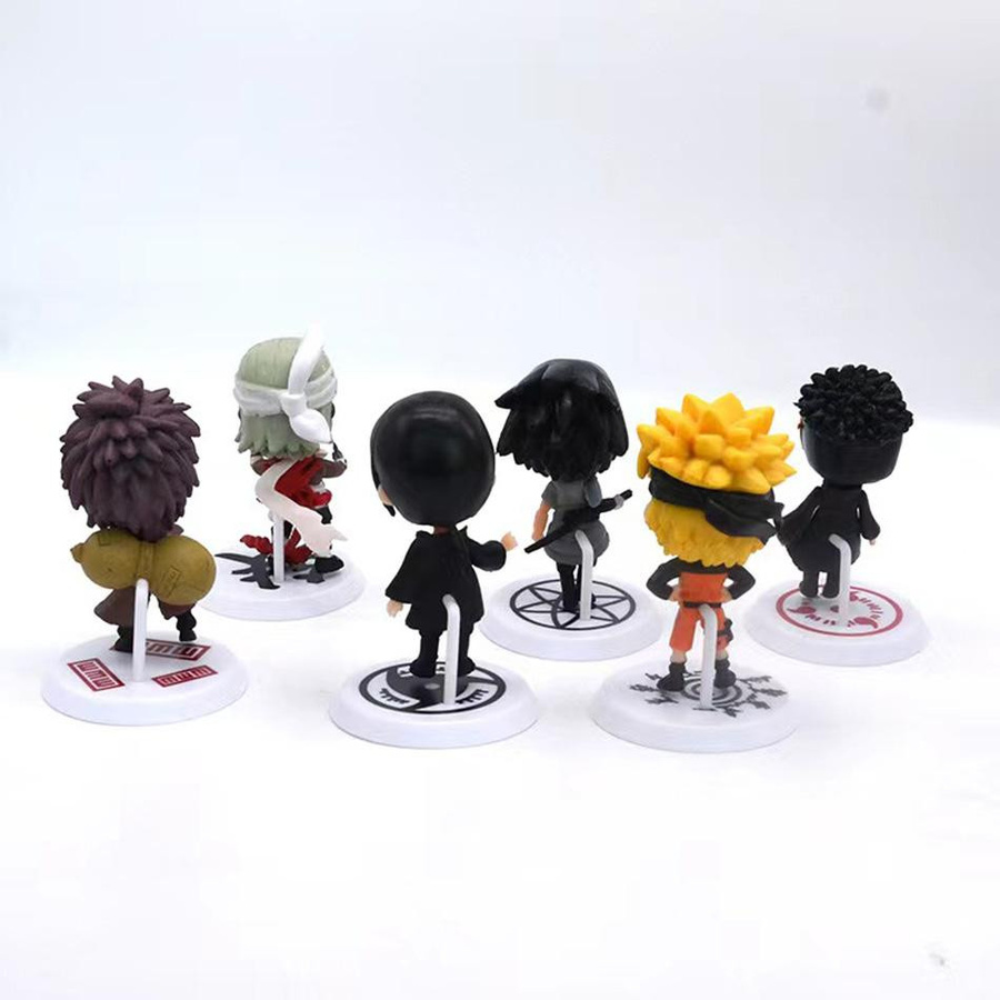 Fashnics Naruto Shippuden Actionfigur 12-teiliges Set PVC Bunt - Bild 2