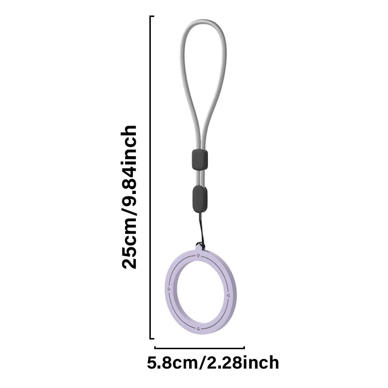 YTDMEN Magnetisches Handy-Lanyard für MagSafe, verstellbarer Smartphone-Tragegurt in Schwarz und Multicolour, kompatibel mit iPhone 17 16 15 Samsung und Xiaomi - Bild 4