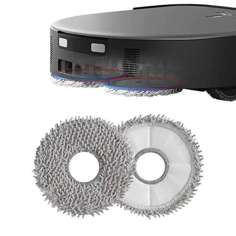 Ecovacs Zubehör Set für X5 OMNI X5 PRO OMNI X5Pro X5 Max mit Staubbeuteln Hauptbürste Seitenbürsten Filtern und Wischmopps - Bild 2