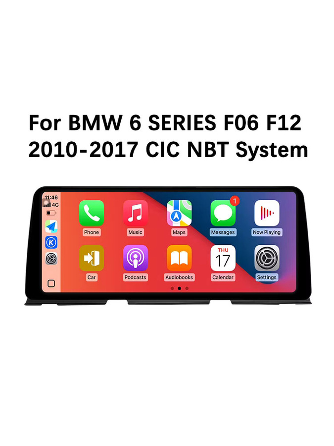 LIARO-NAVI Android Multimedia Player mit 12,3 Zoll Display für BMW 6er Serie F06 F12 (2010 - 2017) CIC NBT System, Farbe: Schwarz, inklusive GPS und CarPlay - Bild 7