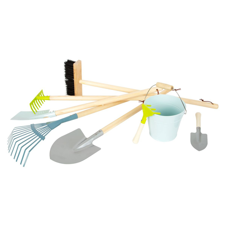 small foot Gartenwerkzeug-Set, 8-tlg., Holz, Metall, Bunt / Mehrfarbig - Bild 1