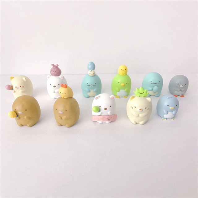 Bandai Sumikkogurashi Actionfiguren, Mini Modelle, Tiere - Bild 1