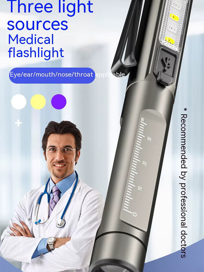 ESMARTER Wiederaufladbare LED Medizinische Stiftlampe für professionelle Diagnosen - Bild 5