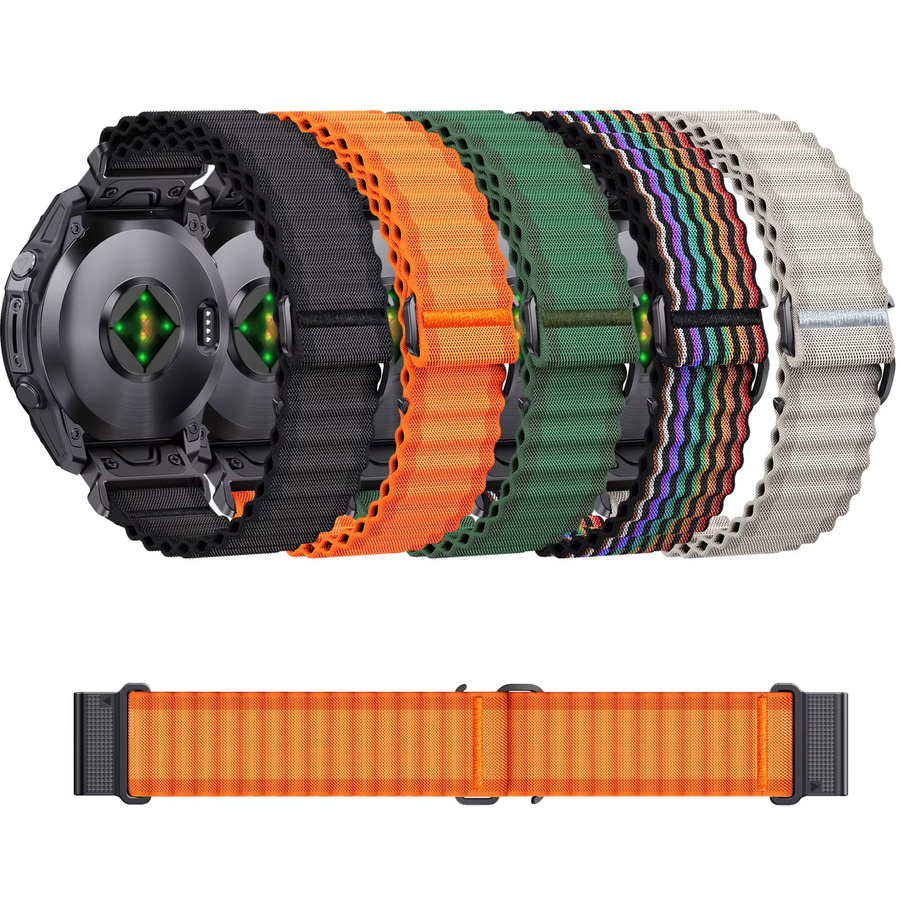 QuickFit Uhrenarmband, zweifarbiges Nylon, Unisex, Bunt - Bild 5